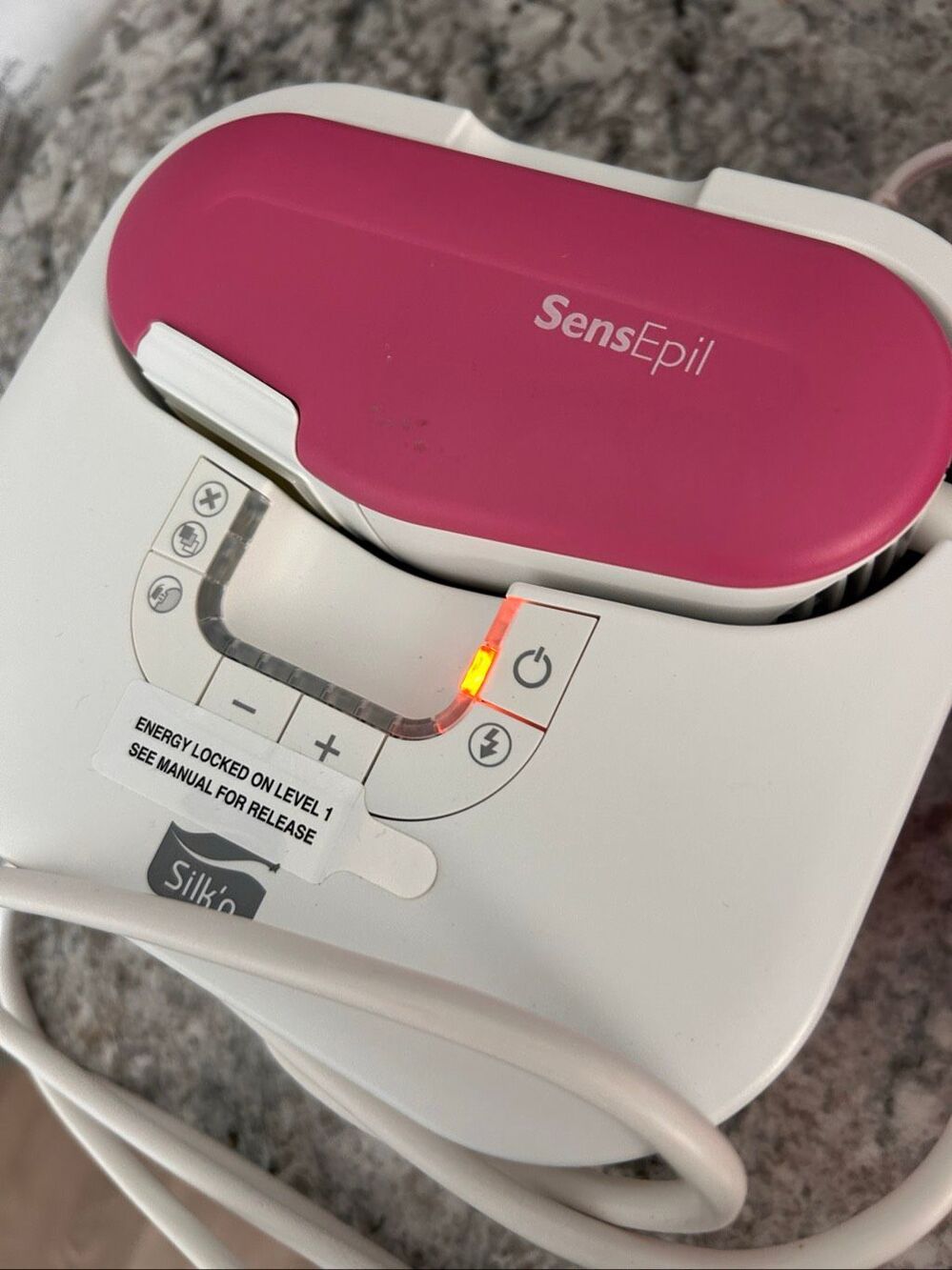 Silk'n SensEpil AS101500 Hair Removal System Pulsed Light Face Body
